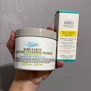 Kiehl's Rare Earth Masque and Acne Solution Set